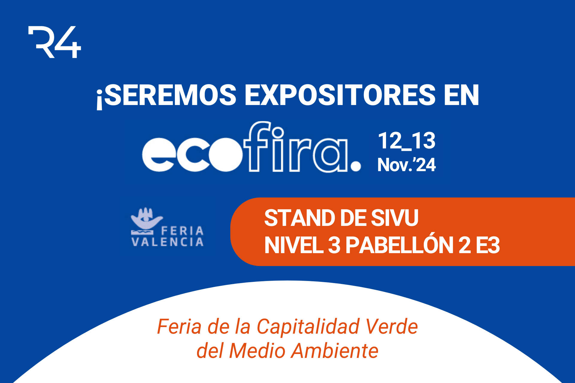 ¡Seremos expositores en Ecofira 2024! No podíamos faltar a esta feria, punto de encuentro de empresas e instituciones relacionadas con el sector del reciclaje y la recogida de residuos.