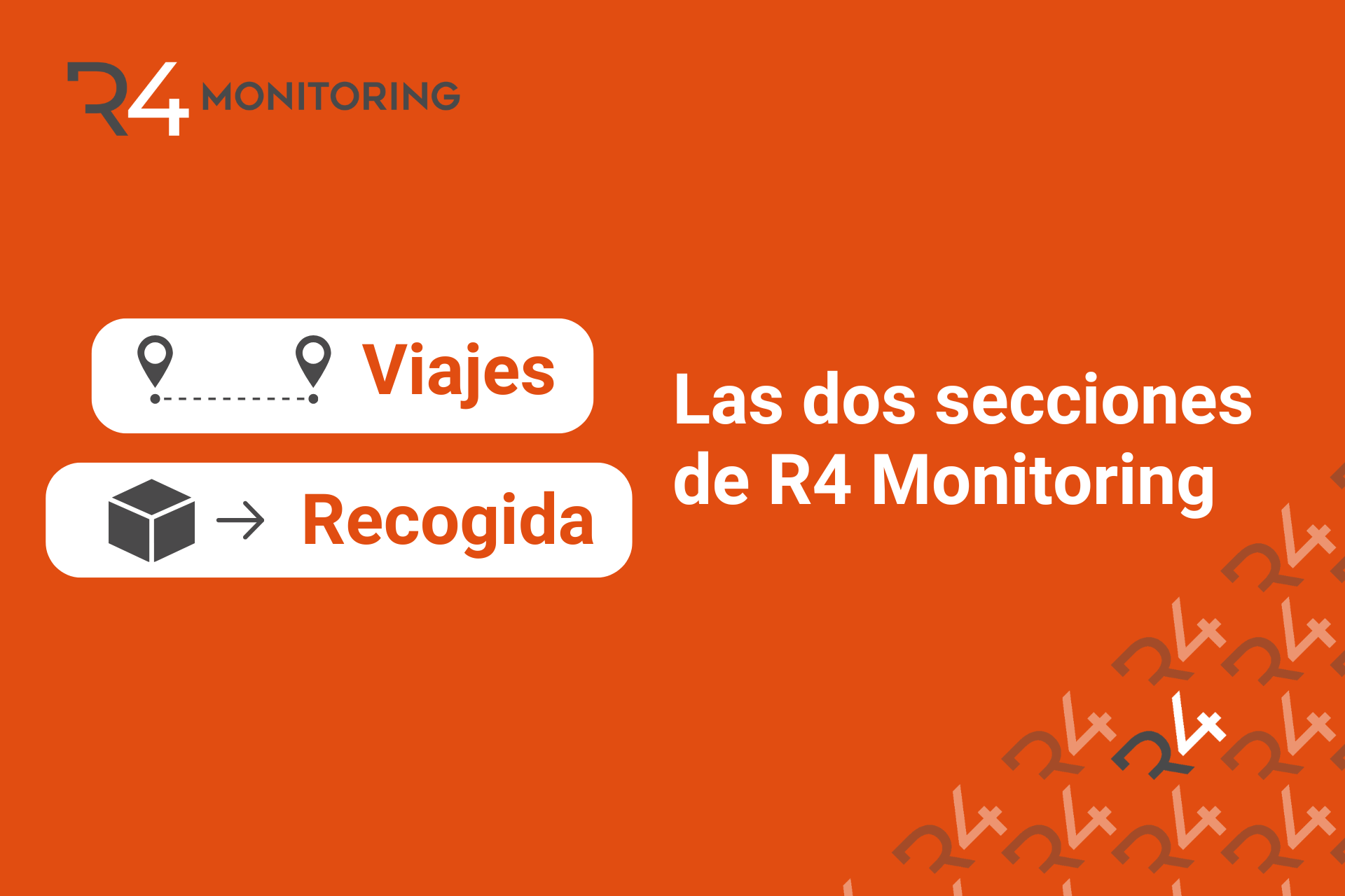 R4 Monitoring takes your fleet management to the next level. We know how important it is to better organize your work while reducing waste. That's why in the second version of Monitoring we have added two sections designed for just these purposes!