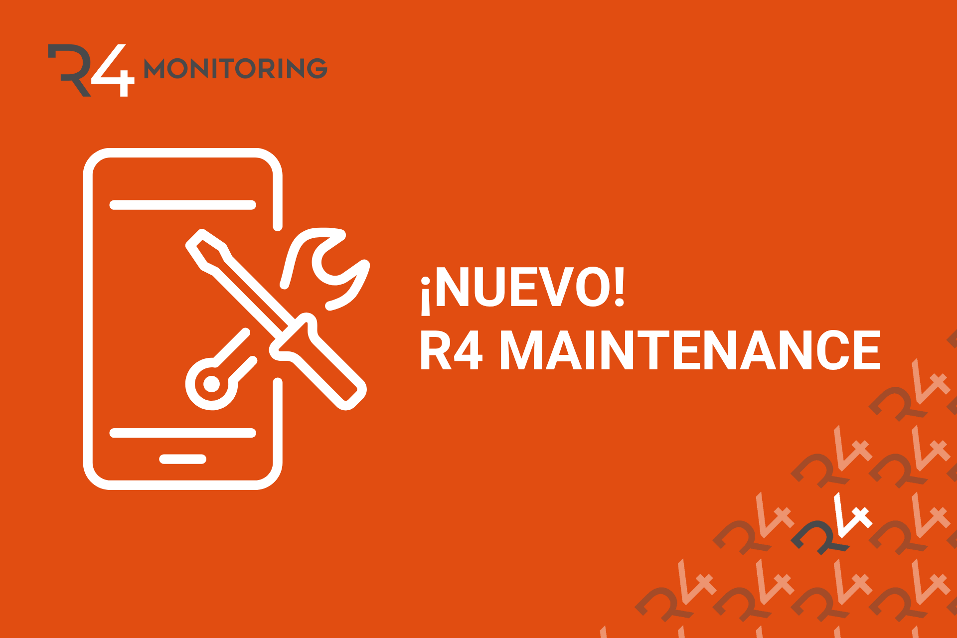R4 Maintenance is the new add-on for R4 Monitoring, designed to make organizing and tracking maintenance tasks easier—directly from the same platform you already use.