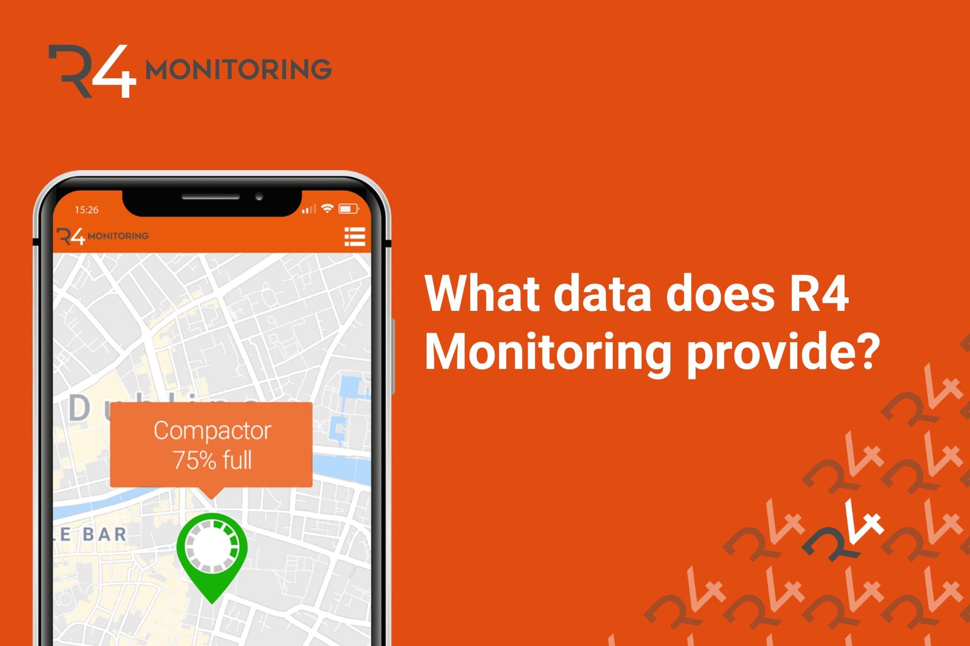 What data does R4 Monitoring provide?