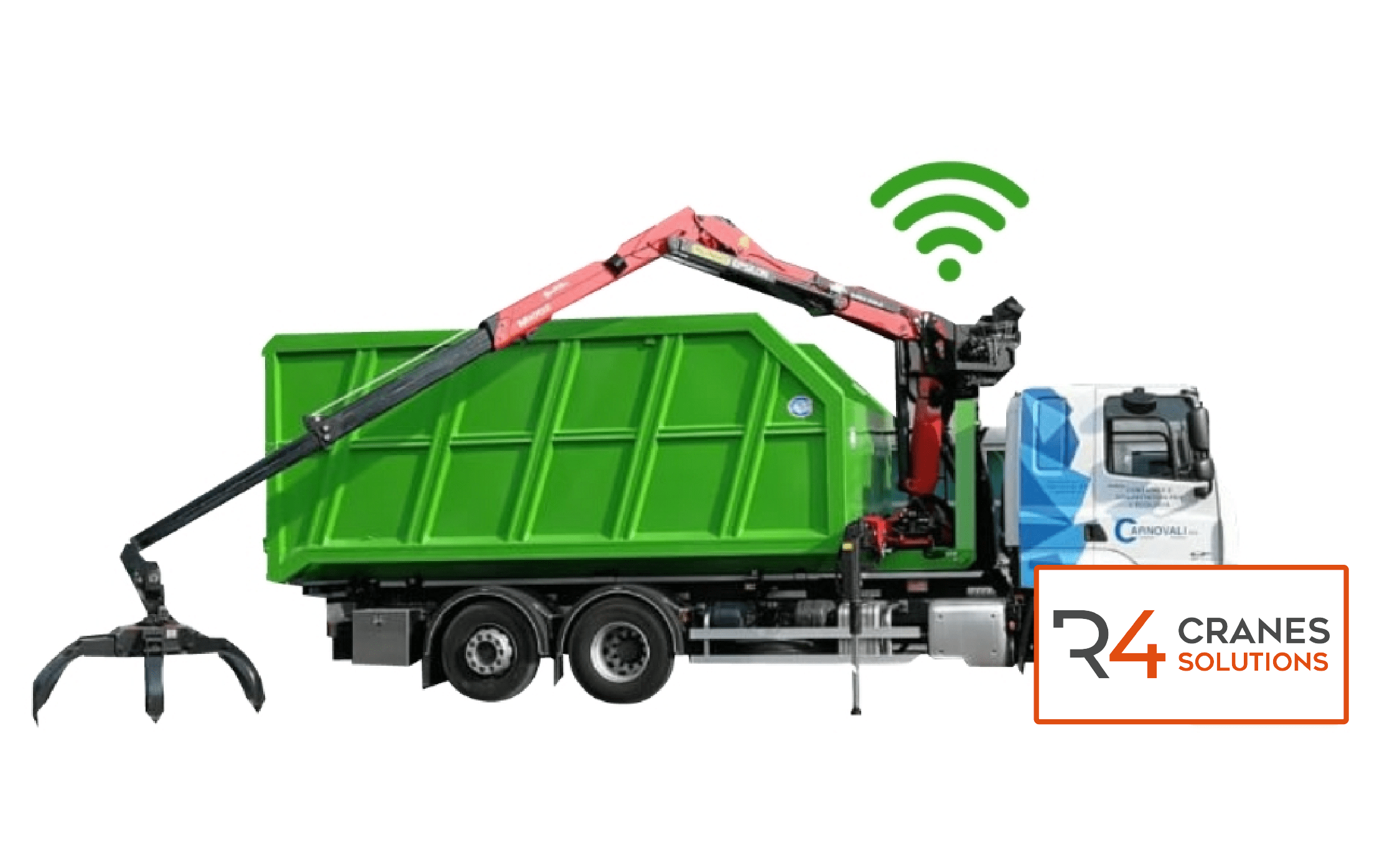 R4 monitoring for hooklifts