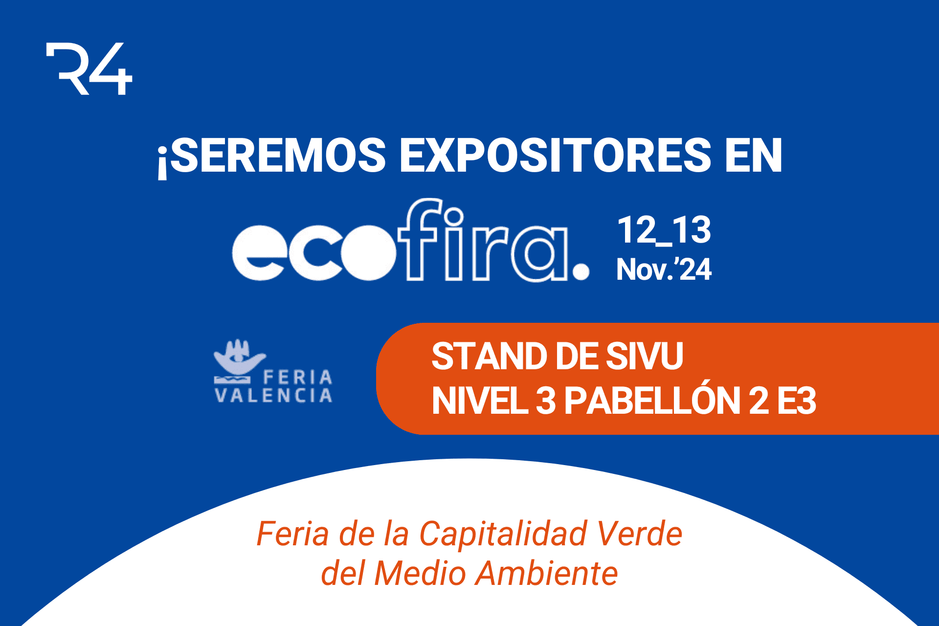 ¡Seremos expositores en Ecofira 2024! No podíamos faltar a esta feria, punto de encuentro de empresas e instituciones relacionadas con el sector del reciclaje y la recogida de residuos.